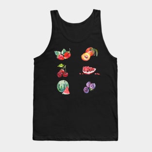 Watercolour Summer Fruits Tank Top